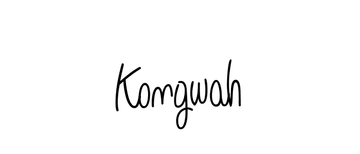 Also we have Kongwah name is the best signature style. Create professional handwritten signature collection using Angelique-Rose-font-FFP autograph style. Kongwah signature style 5 images and pictures png