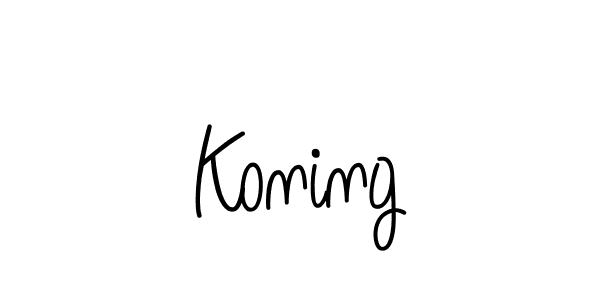 if you are searching for the best signature style for your name Koning. so please give up your signature search. here we have designed multiple signature styles  using Angelique-Rose-font-FFP. Koning signature style 5 images and pictures png