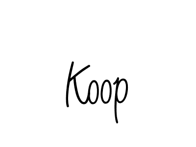 How to make Koop name signature. Use Angelique-Rose-font-FFP style for creating short signs online. This is the latest handwritten sign. Koop signature style 5 images and pictures png