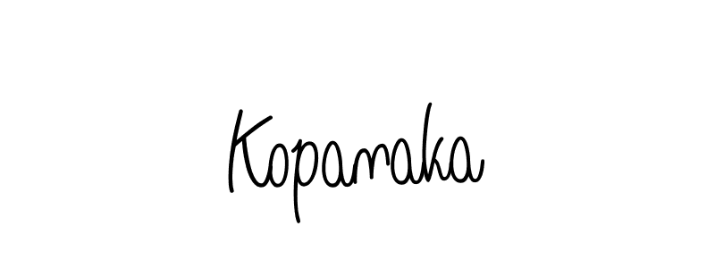 How to make Kopanaka signature? Angelique-Rose-font-FFP is a professional autograph style. Create handwritten signature for Kopanaka name. Kopanaka signature style 5 images and pictures png