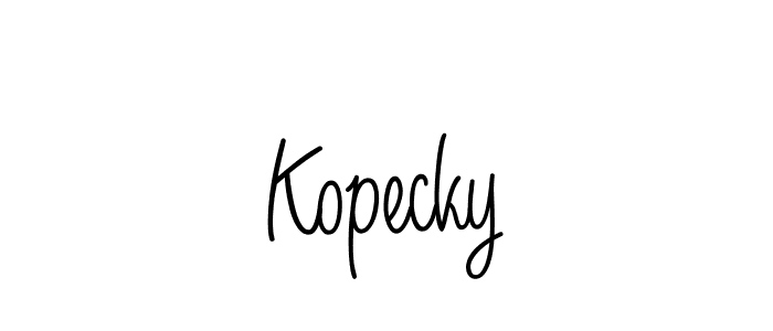 Make a beautiful signature design for name Kopecky. Use this online signature maker to create a handwritten signature for free. Kopecky signature style 5 images and pictures png