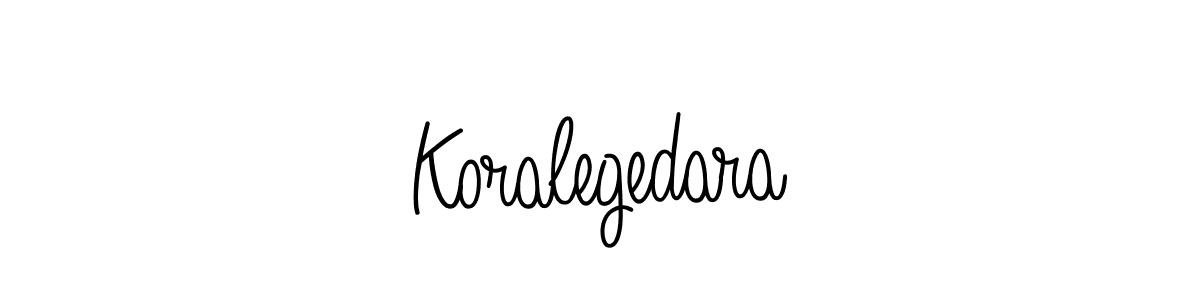 It looks lik you need a new signature style for name Koralegedara. Design unique handwritten (Angelique-Rose-font-FFP) signature with our free signature maker in just a few clicks. Koralegedara signature style 5 images and pictures png