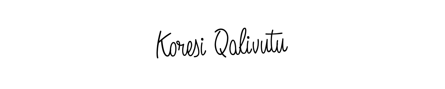 Here are the top 10 professional signature styles for the name Koresi Qalivutu. These are the best autograph styles you can use for your name. Koresi Qalivutu signature style 5 images and pictures png