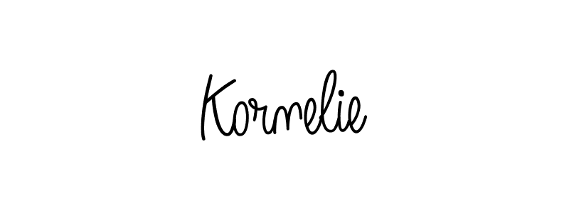 The best way (Angelique-Rose-font-FFP) to make a short signature is to pick only two or three words in your name. The name Kornelie include a total of six letters. For converting this name. Kornelie signature style 5 images and pictures png