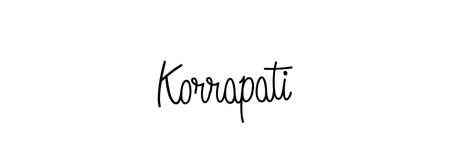 Similarly Angelique-Rose-font-FFP is the best handwritten signature design. Signature creator online .You can use it as an online autograph creator for name Korrapati. Korrapati signature style 5 images and pictures png