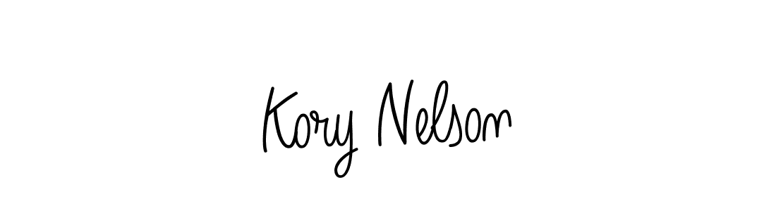 You should practise on your own different ways (Angelique-Rose-font-FFP) to write your name (Kory Nelson) in signature. don't let someone else do it for you. Kory Nelson signature style 5 images and pictures png