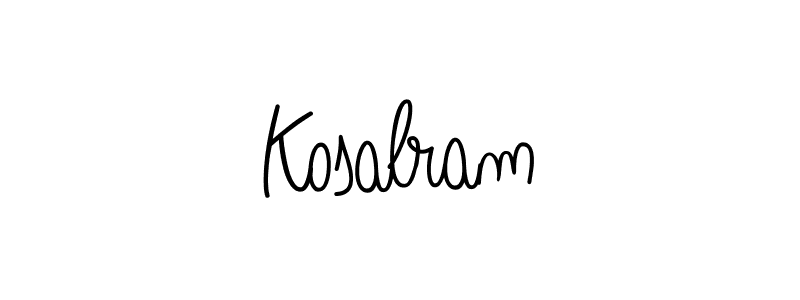 Once you've used our free online signature maker to create your best signature Angelique-Rose-font-FFP style, it's time to enjoy all of the benefits that Kosalram name signing documents. Kosalram signature style 5 images and pictures png