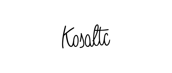 Also we have Kosaltc name is the best signature style. Create professional handwritten signature collection using Angelique-Rose-font-FFP autograph style. Kosaltc signature style 5 images and pictures png