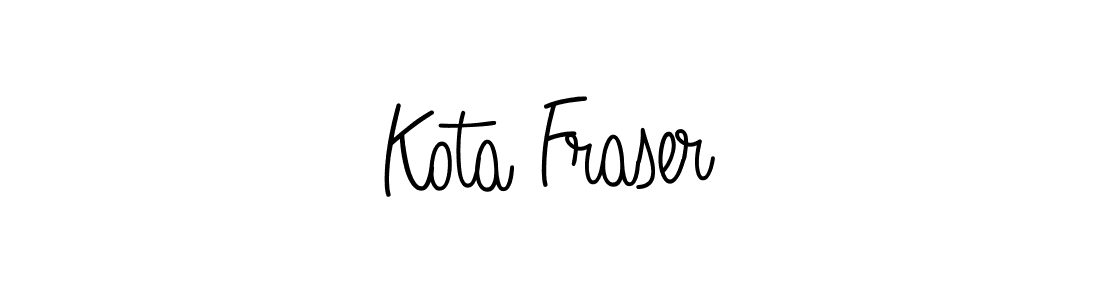 How to Draw Kota Fraser signature style? Angelique-Rose-font-FFP is a latest design signature styles for name Kota Fraser. Kota Fraser signature style 5 images and pictures png