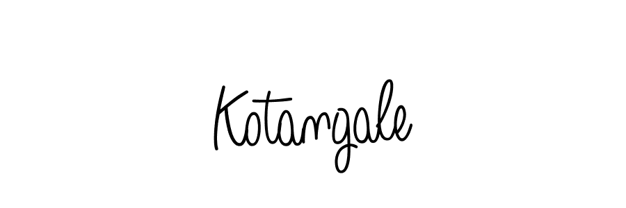 The best way (Angelique-Rose-font-FFP) to make a short signature is to pick only two or three words in your name. The name Kotangale include a total of six letters. For converting this name. Kotangale signature style 5 images and pictures png