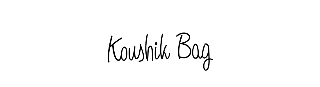 Make a beautiful signature design for name Koushik Bag. Use this online signature maker to create a handwritten signature for free. Koushik Bag signature style 5 images and pictures png
