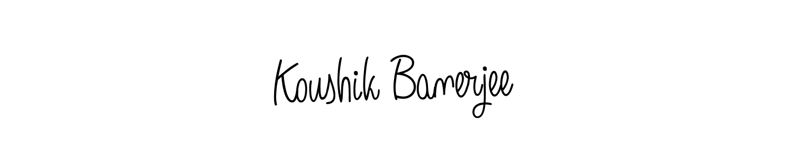 Make a beautiful signature design for name Koushik Banerjee. Use this online signature maker to create a handwritten signature for free. Koushik Banerjee signature style 5 images and pictures png