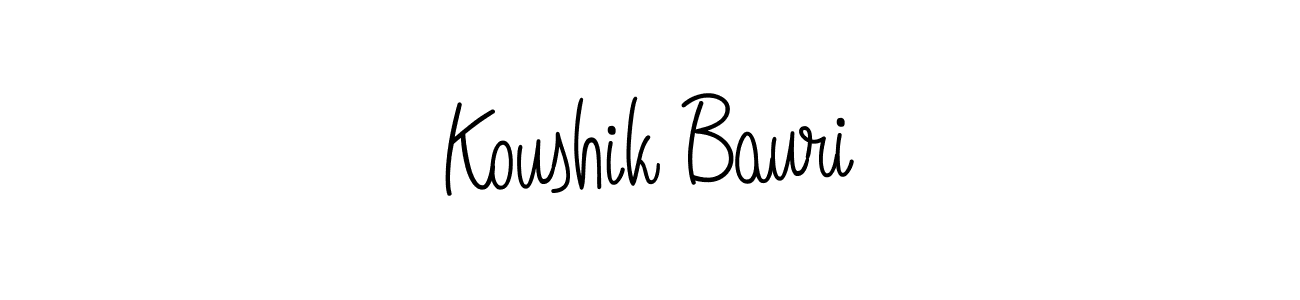 How to make Koushik Bauri signature? Angelique-Rose-font-FFP is a professional autograph style. Create handwritten signature for Koushik Bauri name. Koushik Bauri signature style 5 images and pictures png