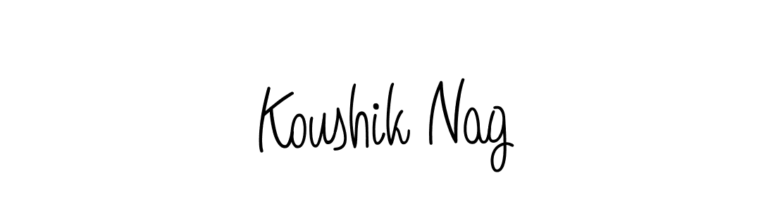 Best and Professional Signature Style for Koushik Nag. Angelique-Rose-font-FFP Best Signature Style Collection. Koushik Nag signature style 5 images and pictures png