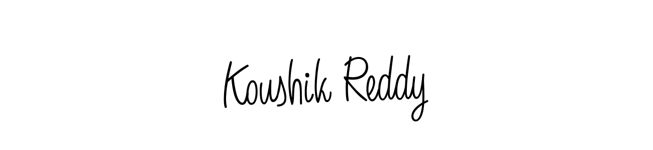 How to Draw Koushik Reddy signature style? Angelique-Rose-font-FFP is a latest design signature styles for name Koushik Reddy. Koushik Reddy signature style 5 images and pictures png