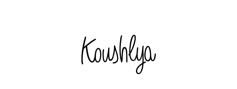 Similarly Angelique-Rose-font-FFP is the best handwritten signature design. Signature creator online .You can use it as an online autograph creator for name Koushlya. Koushlya signature style 5 images and pictures png