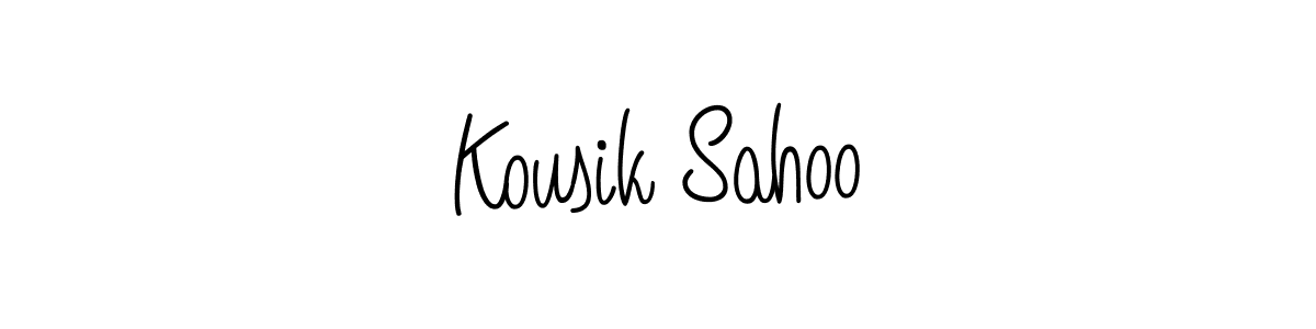 Also we have Kousik Sahoo name is the best signature style. Create professional handwritten signature collection using Angelique-Rose-font-FFP autograph style. Kousik Sahoo signature style 5 images and pictures png