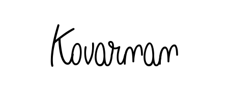 Make a beautiful signature design for name Kovarnan. Use this online signature maker to create a handwritten signature for free. Kovarnan signature style 5 images and pictures png