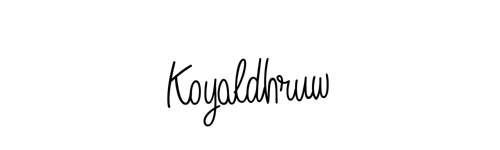 Also You can easily find your signature by using the search form. We will create Koyaldhruw name handwritten signature images for you free of cost using Angelique-Rose-font-FFP sign style. Koyaldhruw signature style 5 images and pictures png