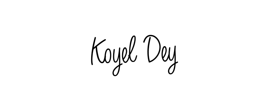 How to make Koyel Dey signature? Angelique-Rose-font-FFP is a professional autograph style. Create handwritten signature for Koyel Dey name. Koyel Dey signature style 5 images and pictures png