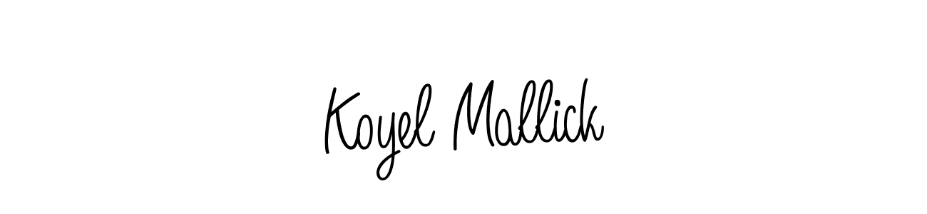 Also we have Koyel Mallick name is the best signature style. Create professional handwritten signature collection using Angelique-Rose-font-FFP autograph style. Koyel Mallick signature style 5 images and pictures png
