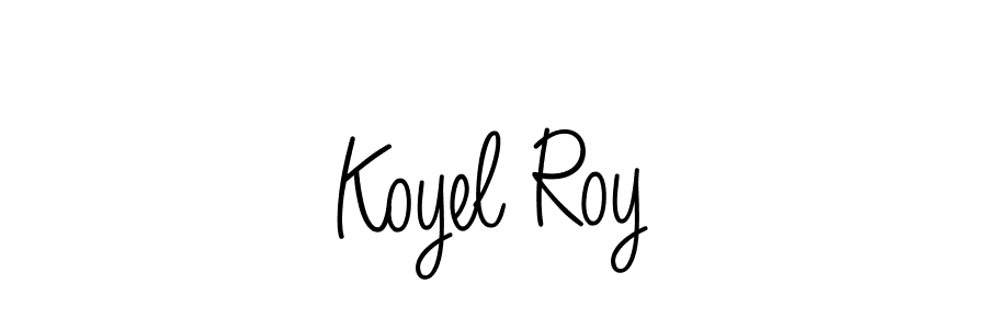 Also we have Koyel Roy name is the best signature style. Create professional handwritten signature collection using Angelique-Rose-font-FFP autograph style. Koyel Roy signature style 5 images and pictures png
