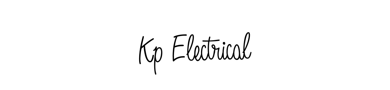 Create a beautiful signature design for name Kp Electrical. With this signature (Angelique-Rose-font-FFP) fonts, you can make a handwritten signature for free. Kp Electrical signature style 5 images and pictures png