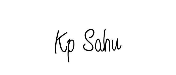 Kp Sahu stylish signature style. Best Handwritten Sign (Angelique-Rose-font-FFP) for my name. Handwritten Signature Collection Ideas for my name Kp Sahu. Kp Sahu signature style 5 images and pictures png