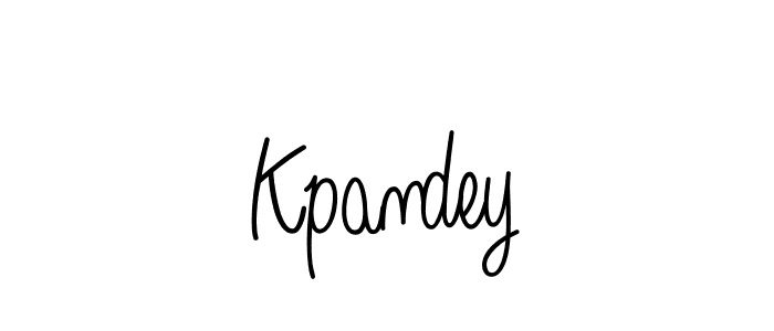 How to make Kpandey name signature. Use Angelique-Rose-font-FFP style for creating short signs online. This is the latest handwritten sign. Kpandey signature style 5 images and pictures png