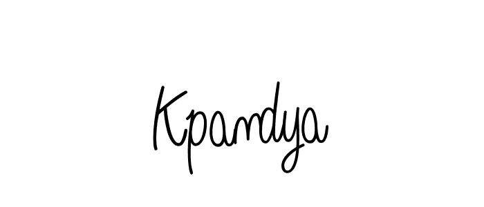 The best way (Angelique-Rose-font-FFP) to make a short signature is to pick only two or three words in your name. The name Kpandya include a total of six letters. For converting this name. Kpandya signature style 5 images and pictures png