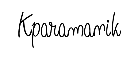 Design your own signature with our free online signature maker. With this signature software, you can create a handwritten (Angelique-Rose-font-FFP) signature for name Kparamanik. Kparamanik signature style 5 images and pictures png