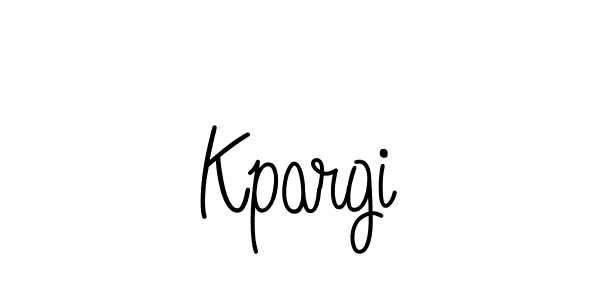 Also we have Kpargi name is the best signature style. Create professional handwritten signature collection using Angelique-Rose-font-FFP autograph style. Kpargi signature style 5 images and pictures png