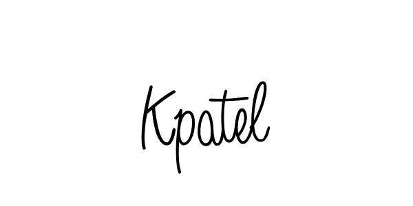 Create a beautiful signature design for name Kpatel. With this signature (Angelique-Rose-font-FFP) fonts, you can make a handwritten signature for free. Kpatel signature style 5 images and pictures png