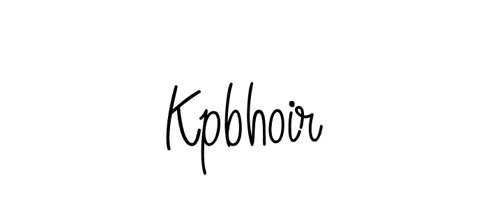 Best and Professional Signature Style for Kpbhoir. Angelique-Rose-font-FFP Best Signature Style Collection. Kpbhoir signature style 5 images and pictures png