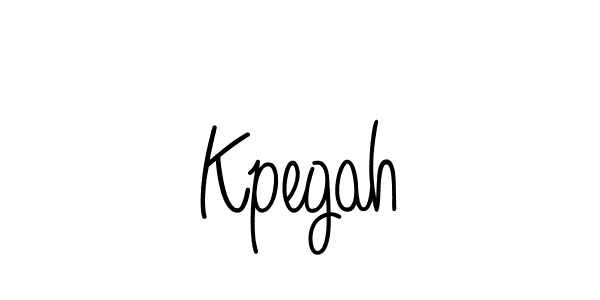 The best way (Angelique-Rose-font-FFP) to make a short signature is to pick only two or three words in your name. The name Kpegah include a total of six letters. For converting this name. Kpegah signature style 5 images and pictures png