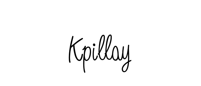 How to make Kpillay signature? Angelique-Rose-font-FFP is a professional autograph style. Create handwritten signature for Kpillay name. Kpillay signature style 5 images and pictures png