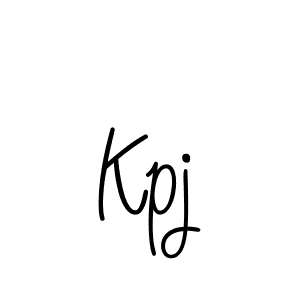 The best way (Angelique-Rose-font-FFP) to make a short signature is to pick only two or three words in your name. The name Kpj include a total of six letters. For converting this name. Kpj signature style 5 images and pictures png