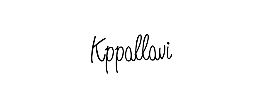 Make a beautiful signature design for name Kppallavi. With this signature (Angelique-Rose-font-FFP) style, you can create a handwritten signature for free. Kppallavi signature style 5 images and pictures png
