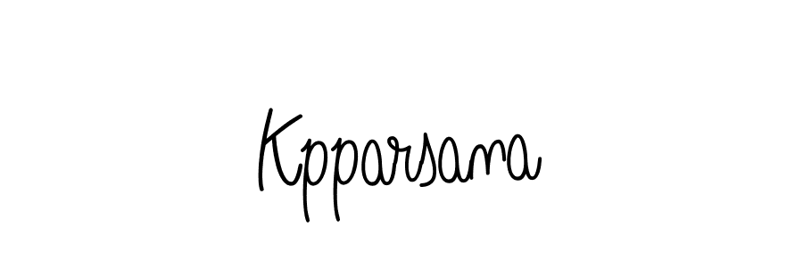 How to make Kpparsana signature? Angelique-Rose-font-FFP is a professional autograph style. Create handwritten signature for Kpparsana name. Kpparsana signature style 5 images and pictures png