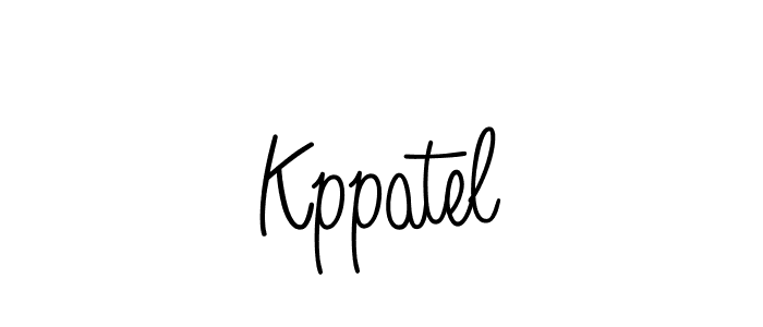 The best way (Angelique-Rose-font-FFP) to make a short signature is to pick only two or three words in your name. The name Kppatel include a total of six letters. For converting this name. Kppatel signature style 5 images and pictures png