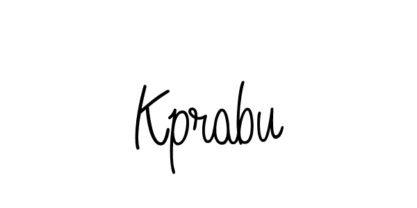 The best way (Angelique-Rose-font-FFP) to make a short signature is to pick only two or three words in your name. The name Kprabu include a total of six letters. For converting this name. Kprabu signature style 5 images and pictures png