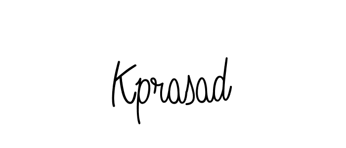 You should practise on your own different ways (Angelique-Rose-font-FFP) to write your name (Kprasad) in signature. don't let someone else do it for you. Kprasad signature style 5 images and pictures png