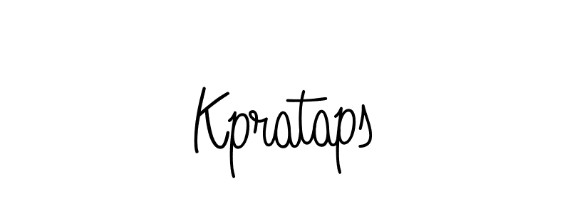 Create a beautiful signature design for name Kprataps. With this signature (Angelique-Rose-font-FFP) fonts, you can make a handwritten signature for free. Kprataps signature style 5 images and pictures png