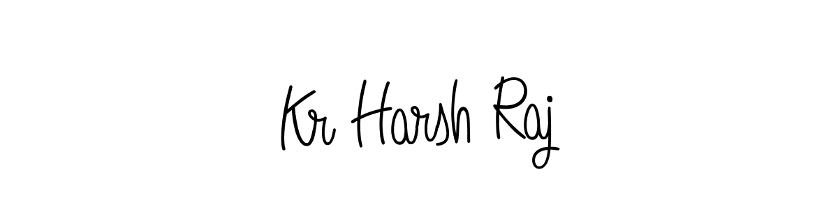 Make a beautiful signature design for name Kr Harsh Raj. Use this online signature maker to create a handwritten signature for free. Kr Harsh Raj signature style 5 images and pictures png