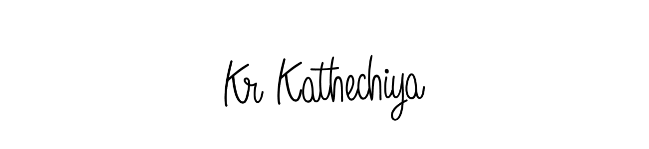 Also we have Kr Kathechiya name is the best signature style. Create professional handwritten signature collection using Angelique-Rose-font-FFP autograph style. Kr Kathechiya signature style 5 images and pictures png