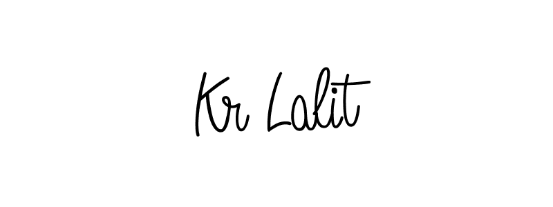 Make a beautiful signature design for name Kr Lalit. Use this online signature maker to create a handwritten signature for free. Kr Lalit signature style 5 images and pictures png