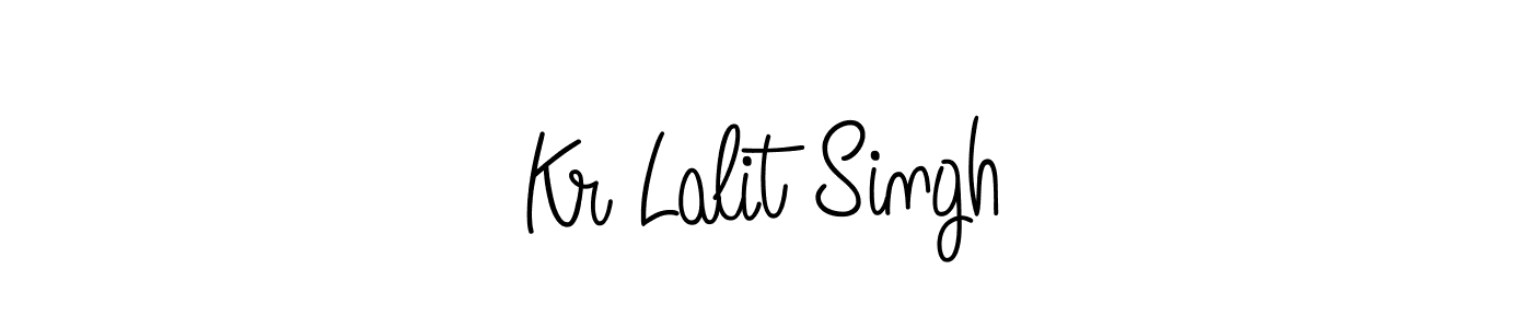 Also we have Kr Lalit Singh name is the best signature style. Create professional handwritten signature collection using Angelique-Rose-font-FFP autograph style. Kr Lalit Singh signature style 5 images and pictures png