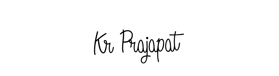 if you are searching for the best signature style for your name Kr Prajapat. so please give up your signature search. here we have designed multiple signature styles  using Angelique-Rose-font-FFP. Kr Prajapat signature style 5 images and pictures png
