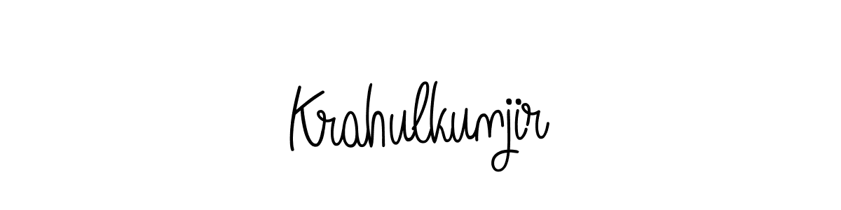 Make a beautiful signature design for name Krahulkunjir. Use this online signature maker to create a handwritten signature for free. Krahulkunjir signature style 5 images and pictures png