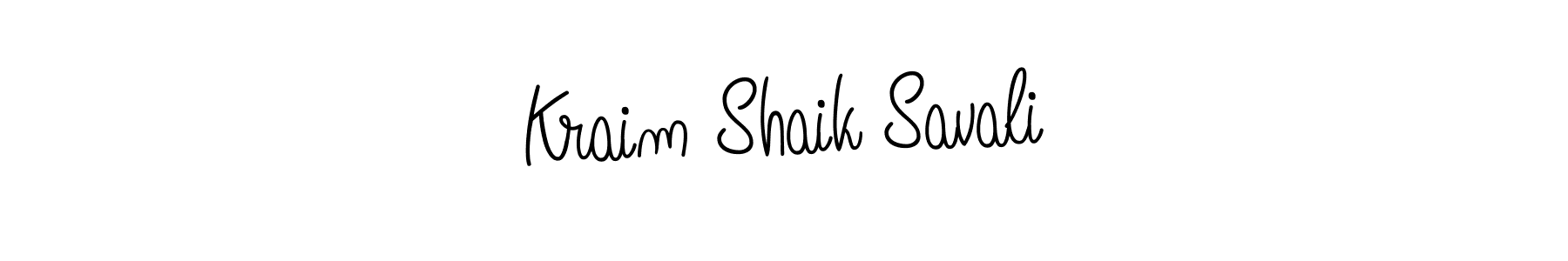 How to make Kraim Shaik Savali signature? Angelique-Rose-font-FFP is a professional autograph style. Create handwritten signature for Kraim Shaik Savali name. Kraim Shaik Savali signature style 5 images and pictures png